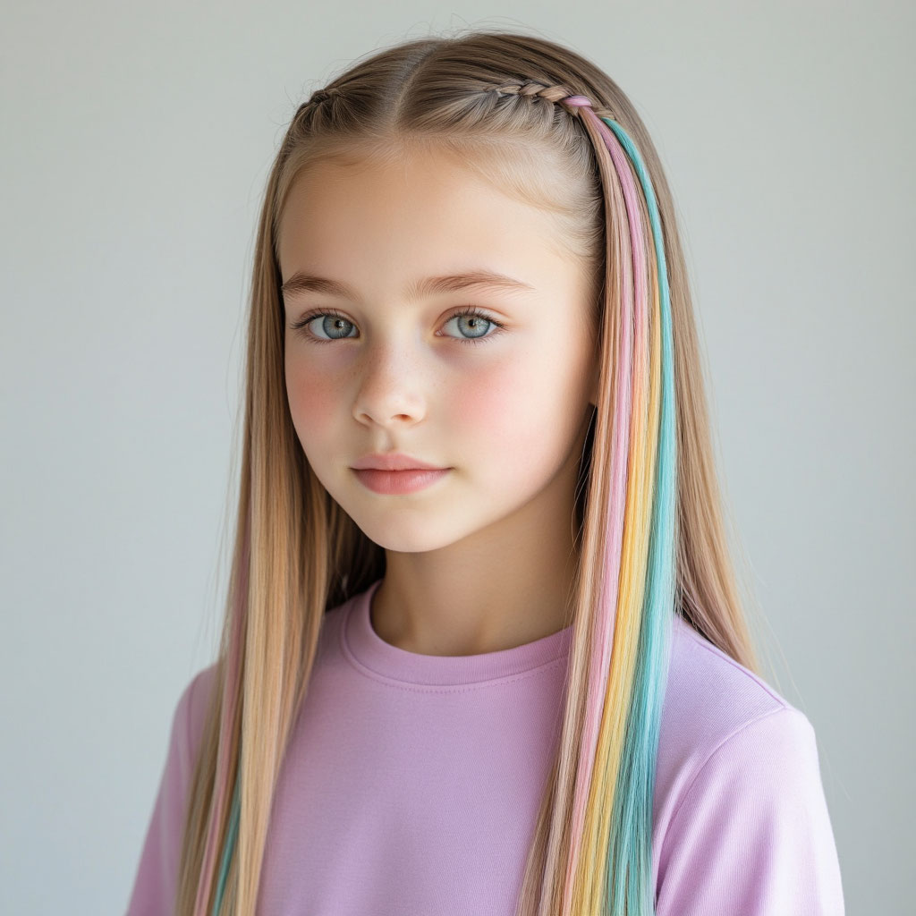 Девочка с афрокосичками в Казани