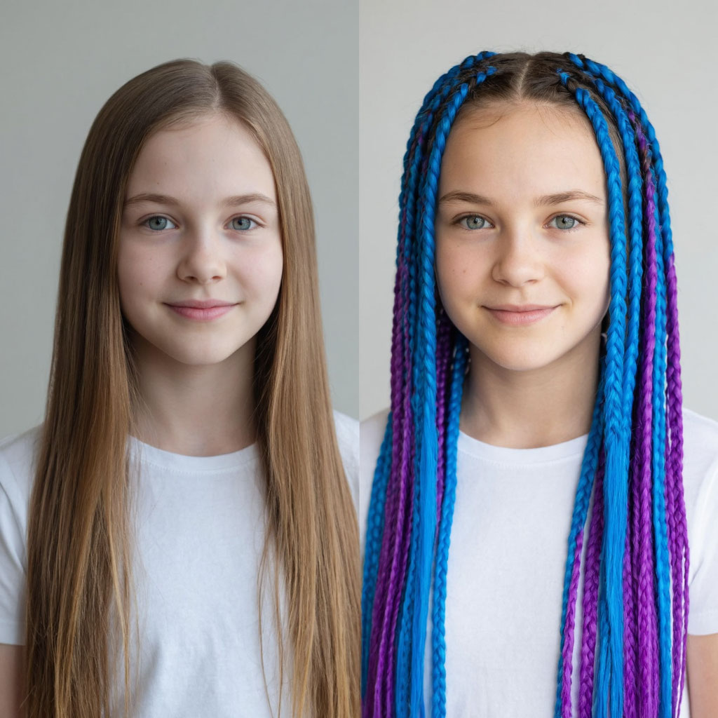 Брейды для ребенка Казань