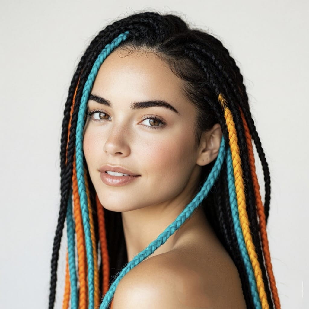 Европейская модель с афрокосами в студии Не волосы Казань